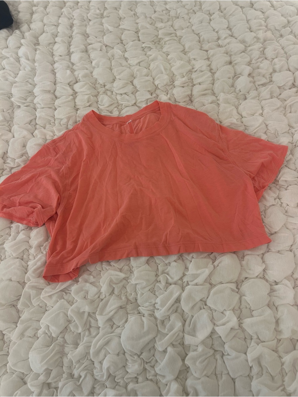 lululemon athletica Coral Crop Tee
